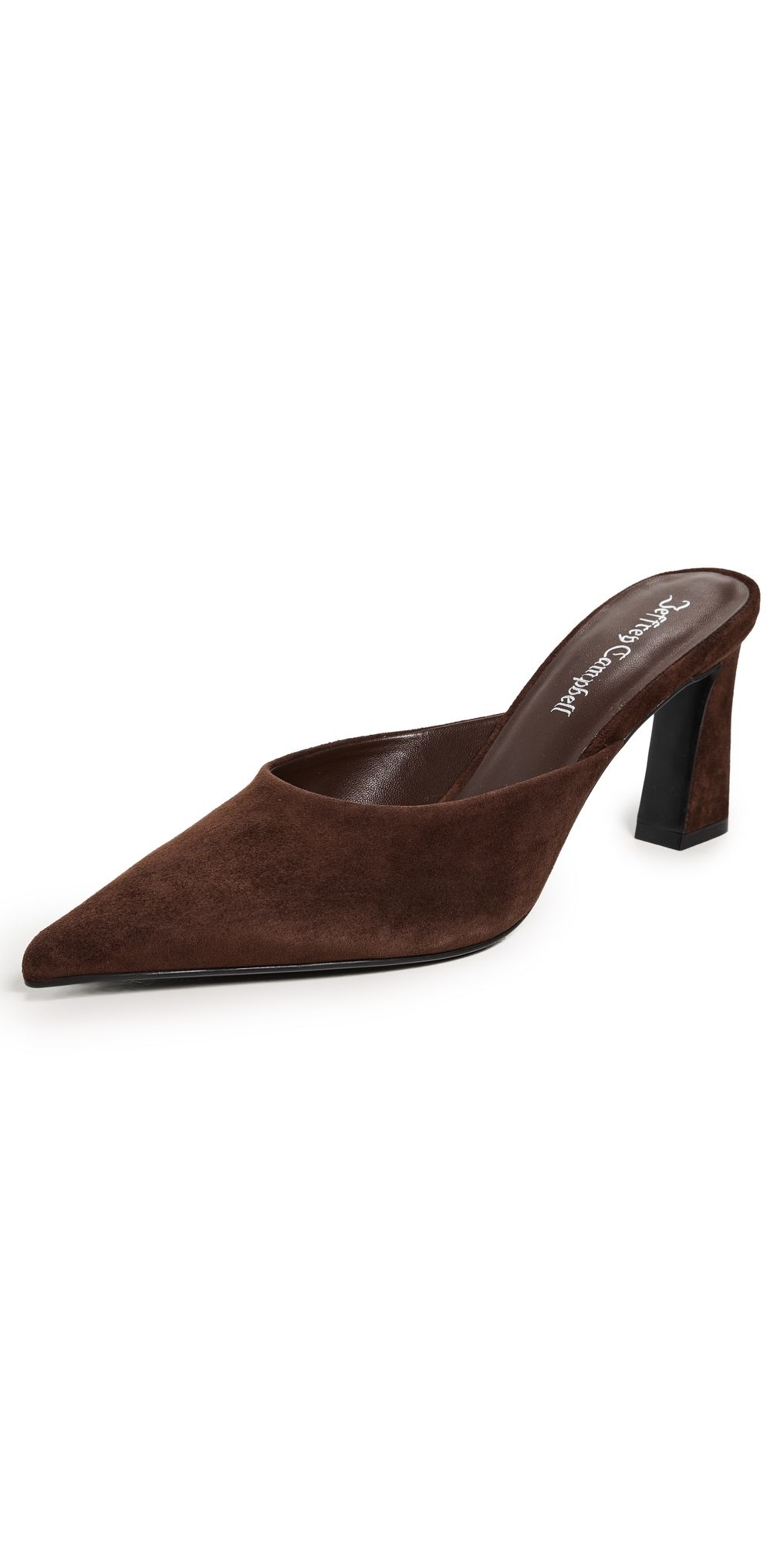 Jeffrey Campbell Unamused Heels Brown Suede 7
