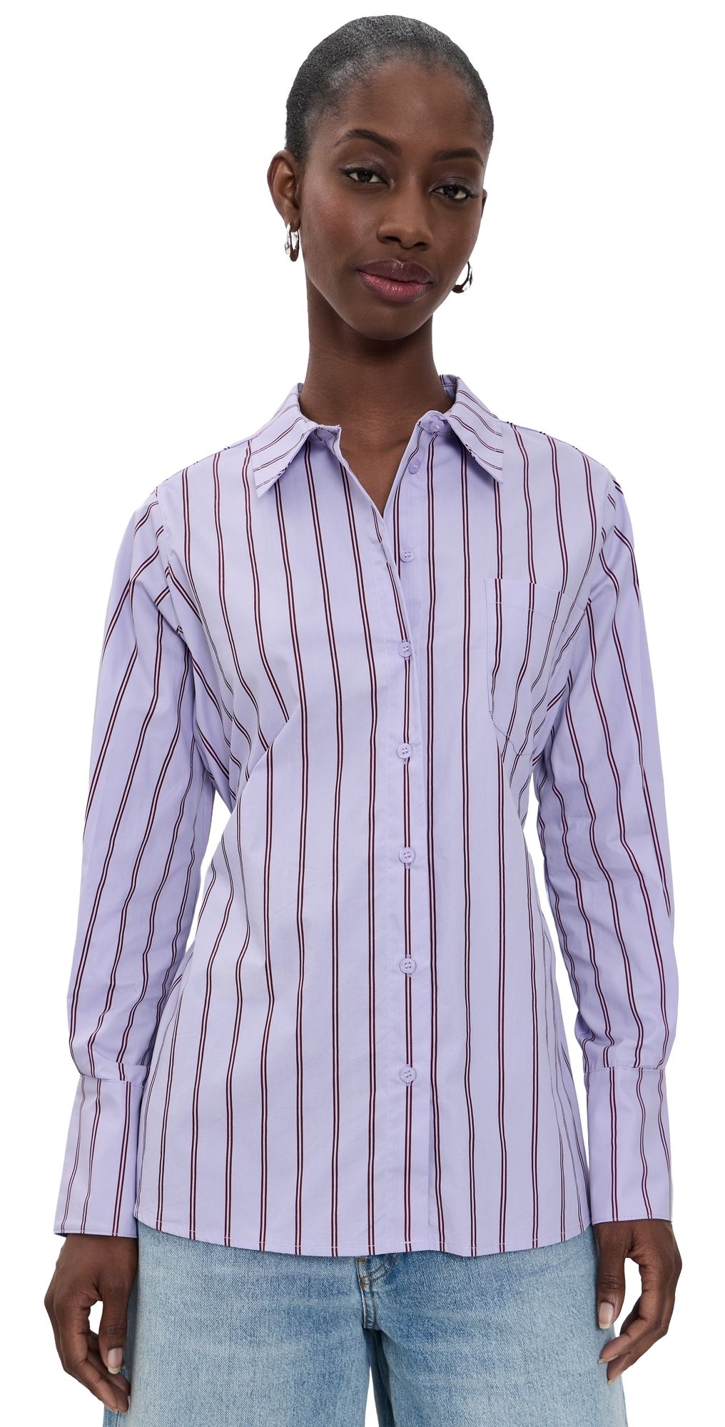 Line & Dot Andi Shirts Purple S