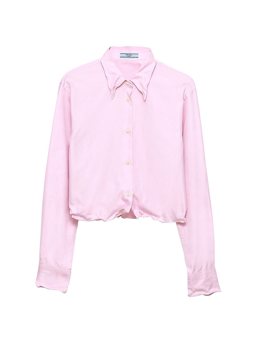 Women's Oxford Cotton Shirt - Pink - Size 6