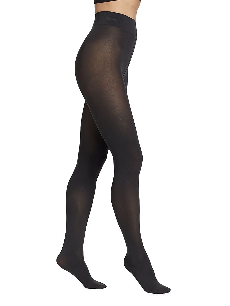 Women's Velvet Deluxe Tights - Anthracite - Size XS