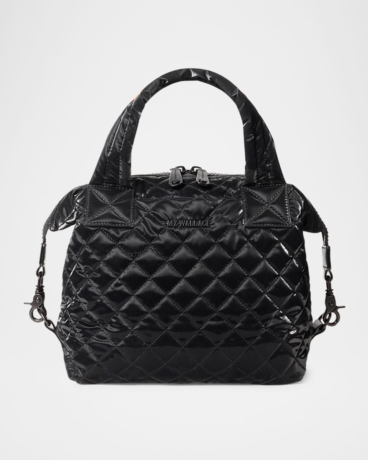 Sutton Deluxe Small Quilted Top-Handle Bag