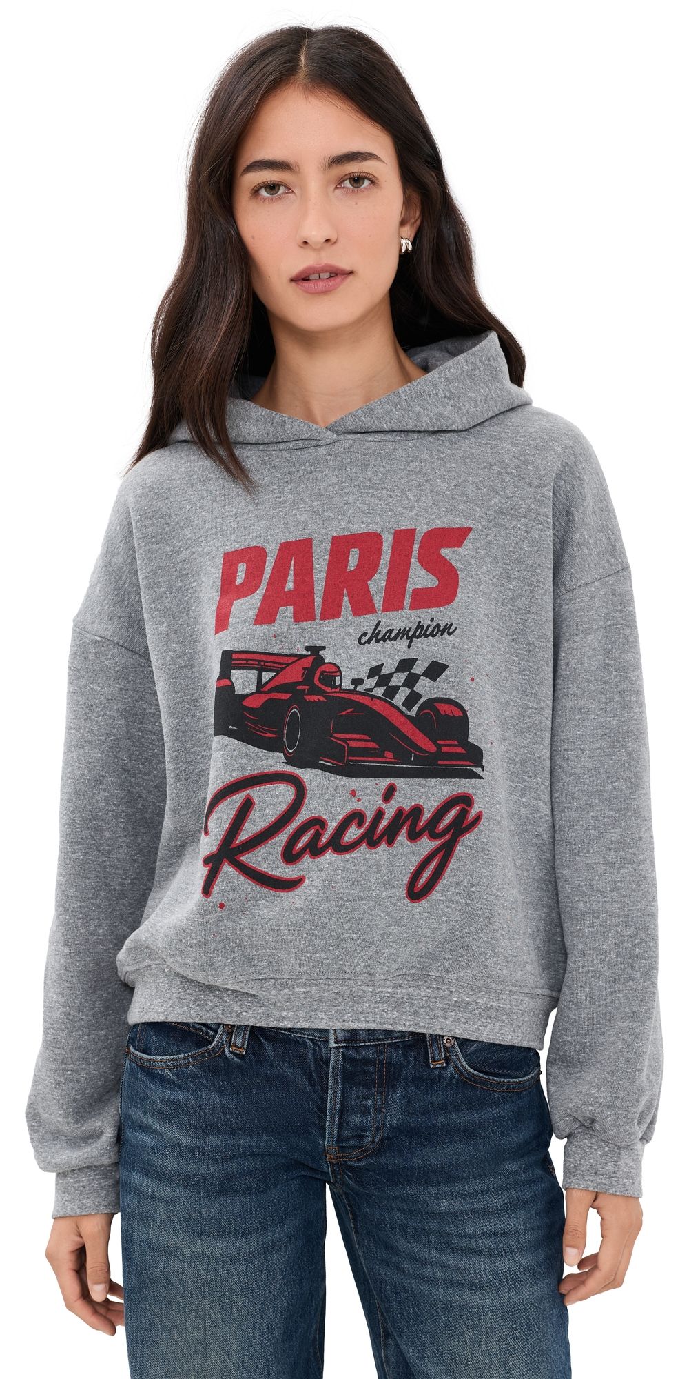 Sunny Somewhere Paris Racing Classic Hoodie Heather Grey XL