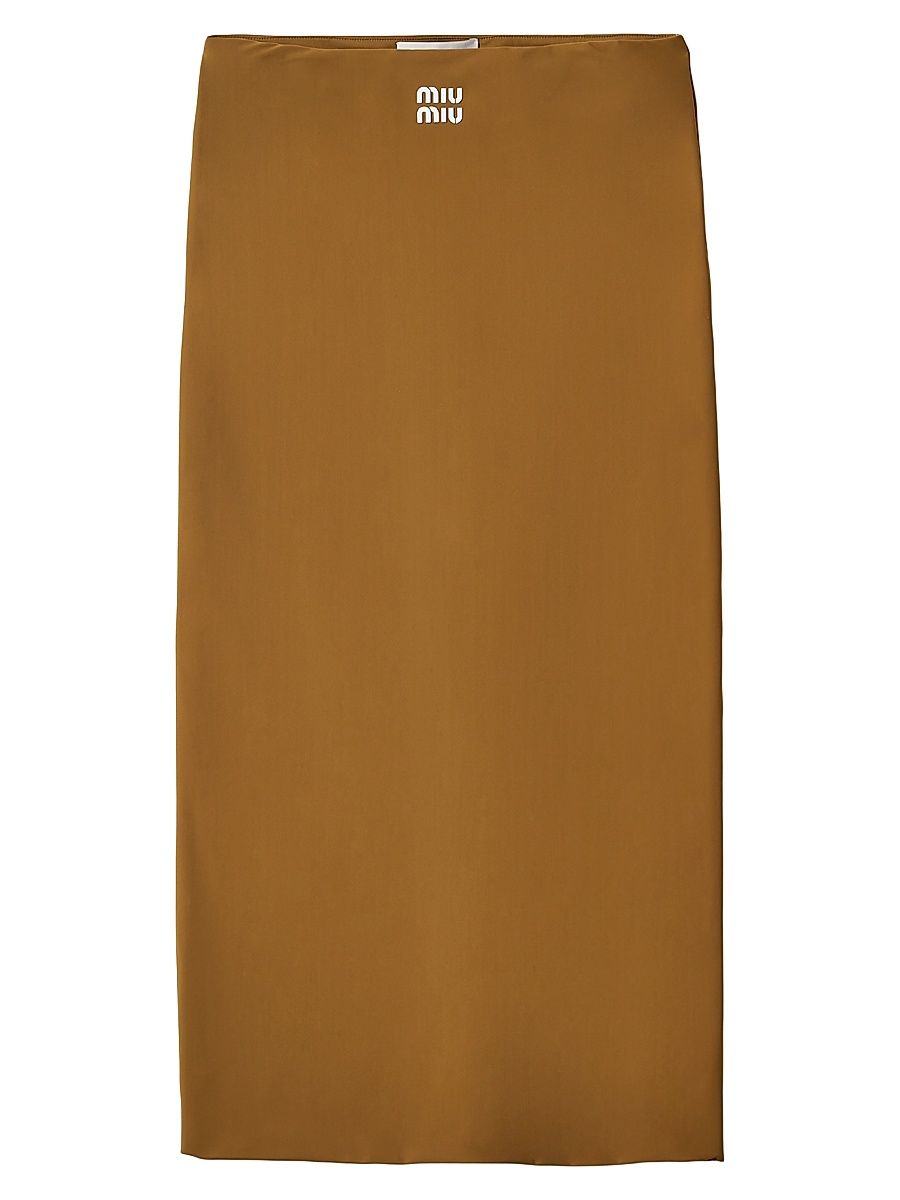 Women's Stretch Jersey Skirt - Green - Size 4