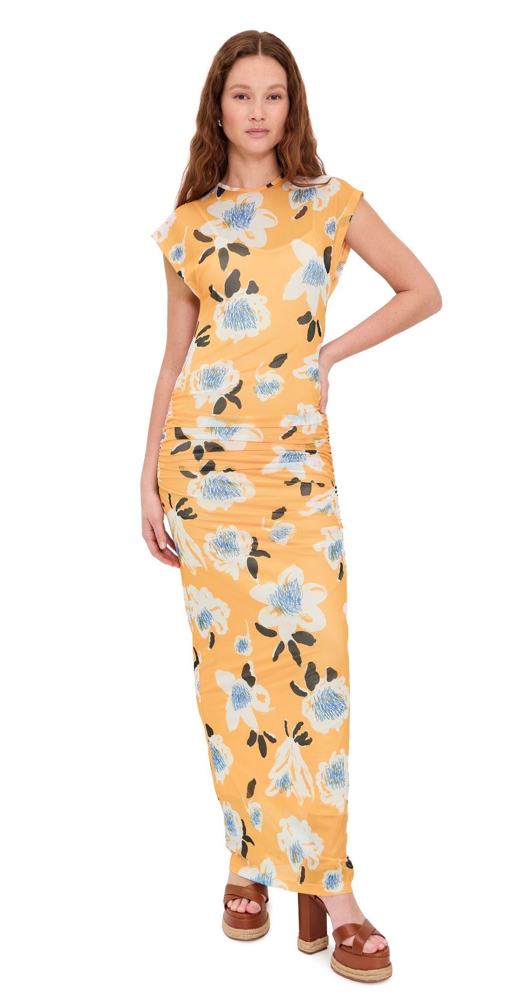 De Loreta Melodi Dress Peonia Yellow XS