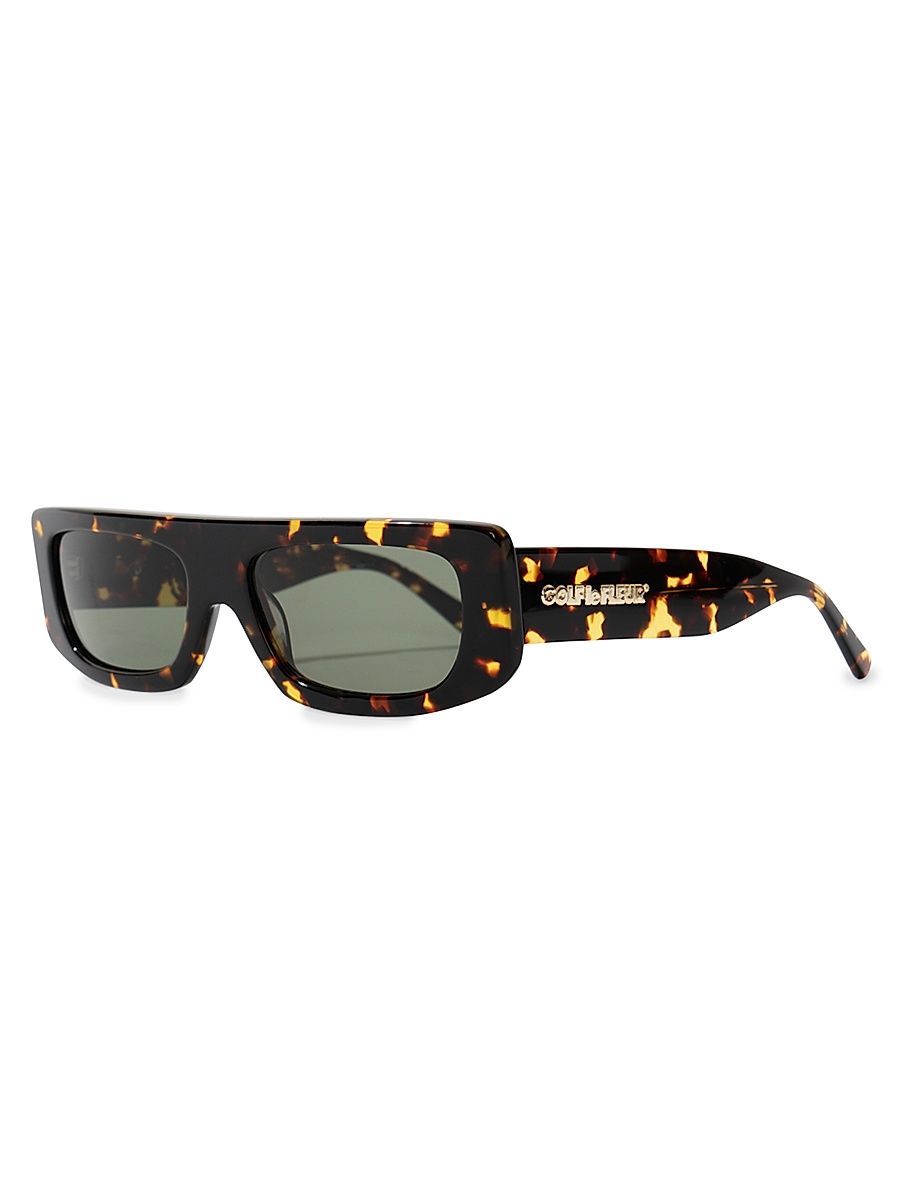 Women's Bel-Air 54MM Rectangular Semi-Shield Sunglasses - Brown