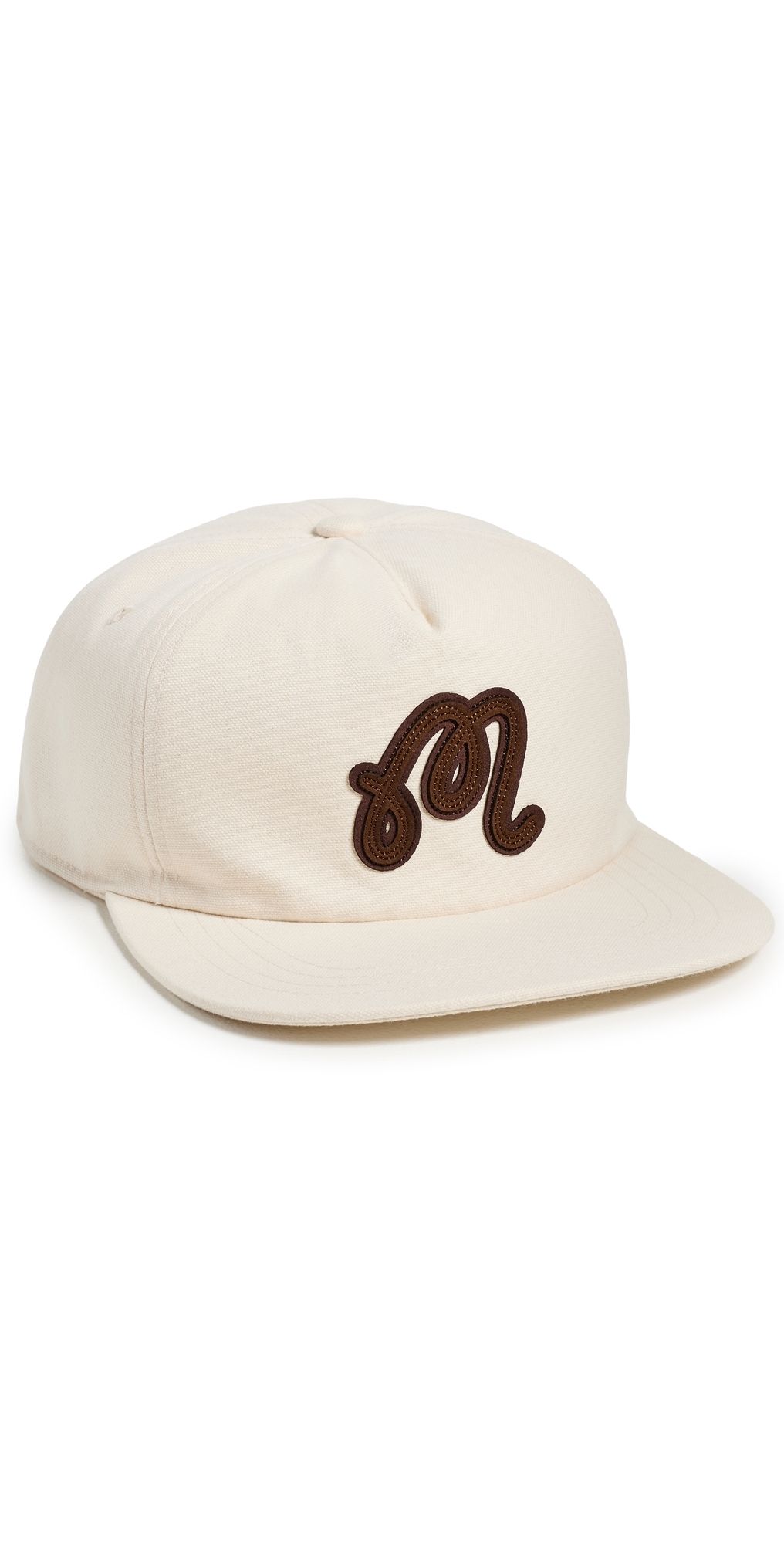Malbon Velasco Snapback Hat Cream One Size