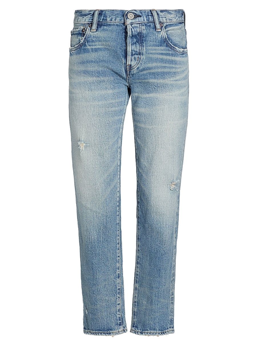 Women's Hackney Tapered Mid-Rise Jeans - Light Blue - Size 31