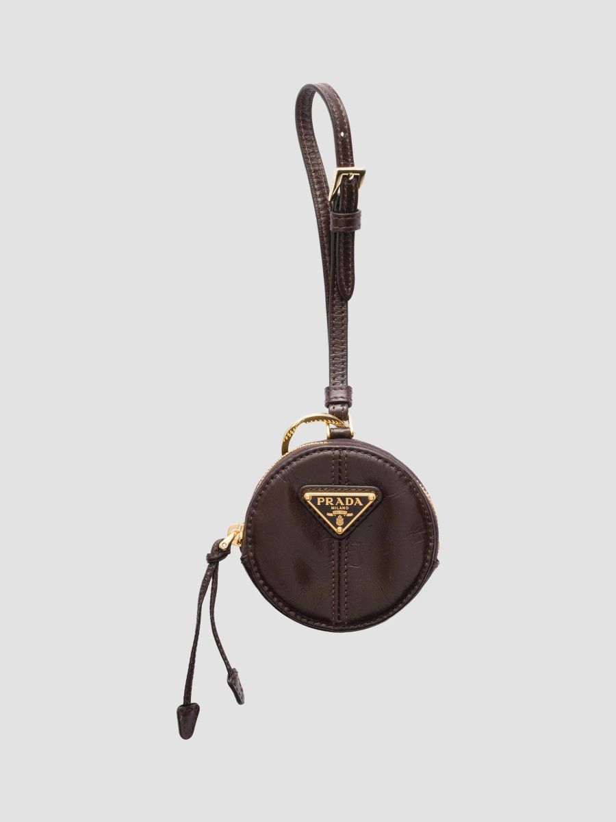 Prada Women's Leather Mini-Pouch - Brown