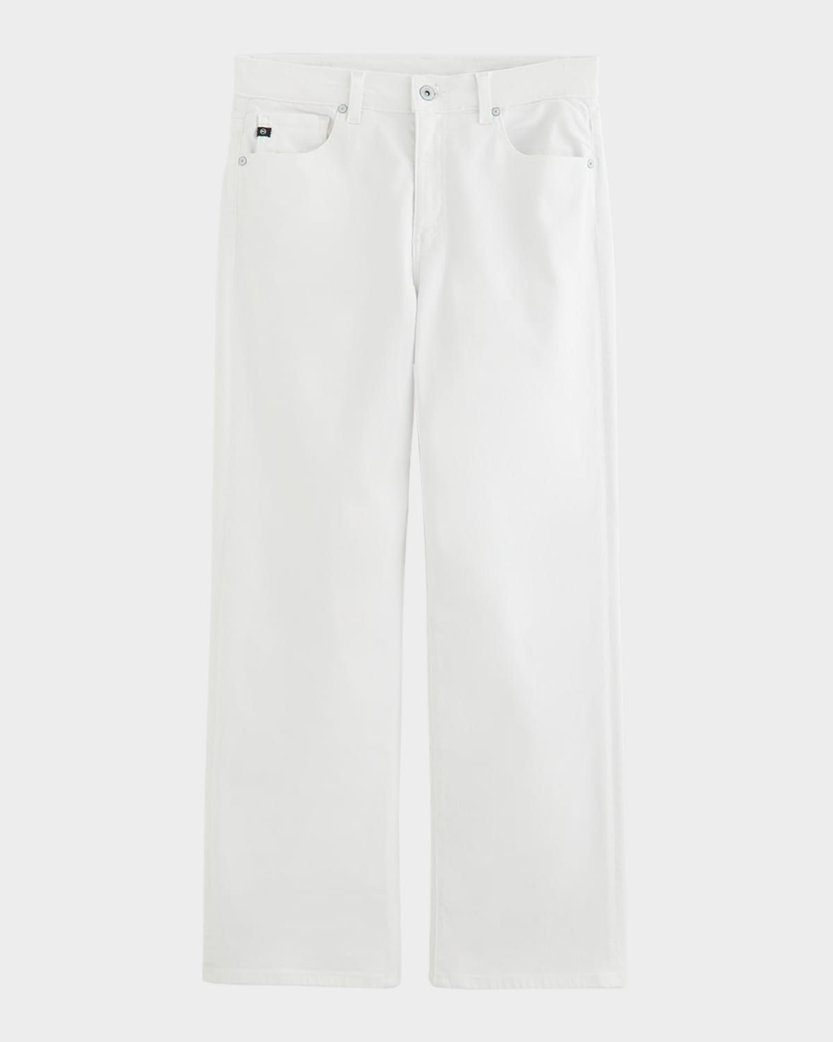 Brinley Mid-Rise Straight Crop Jeans