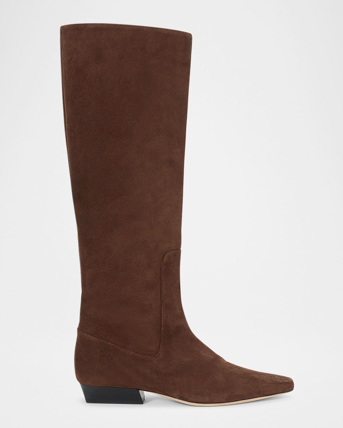 Wally Suede Flat Knee-High Boots