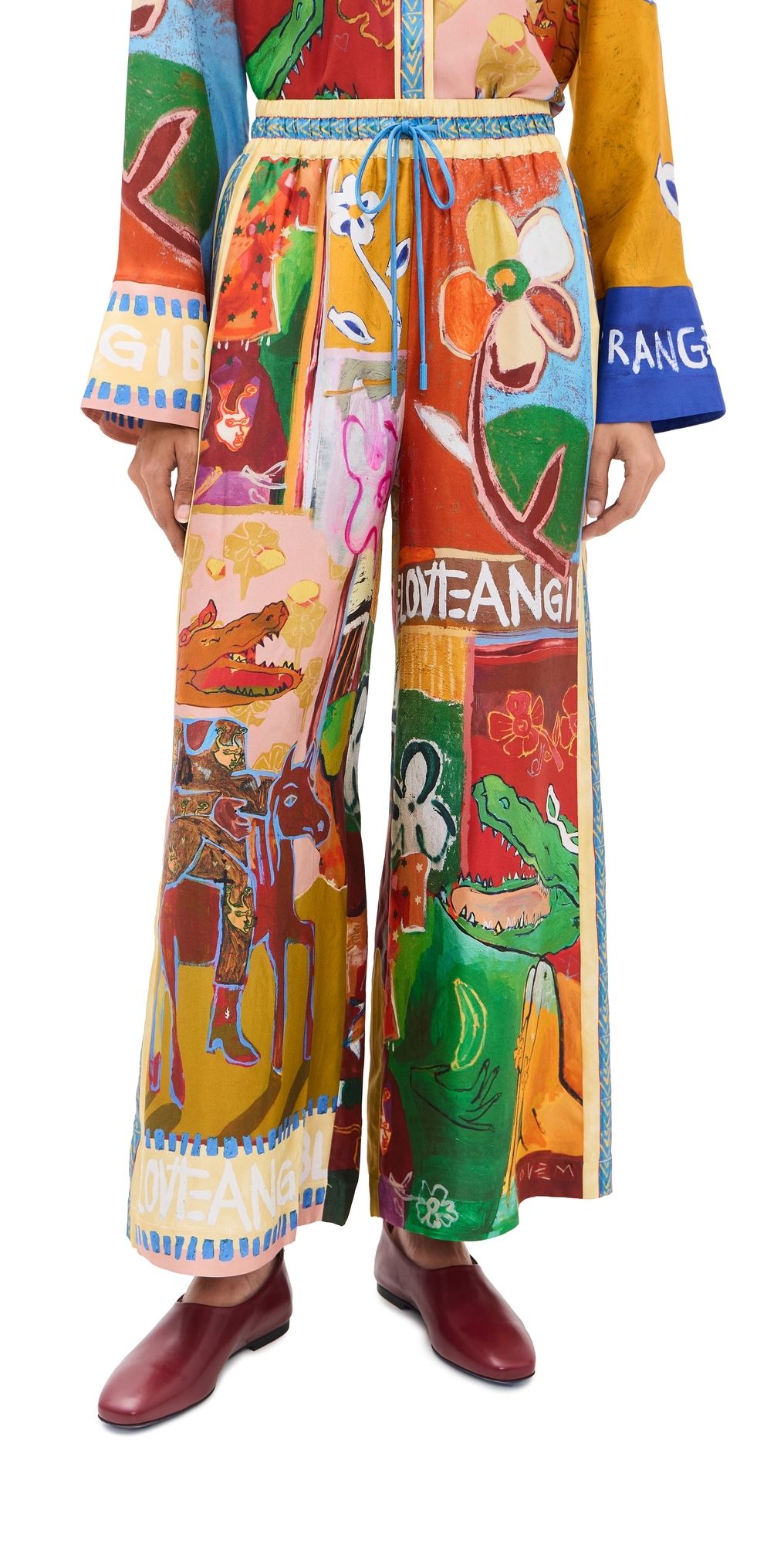 ALÉMAIS Mlak Silk Pants Multi 14