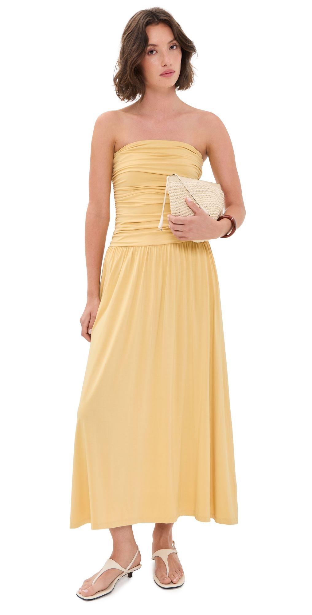 NIA Santal Maxi Dress Maize S