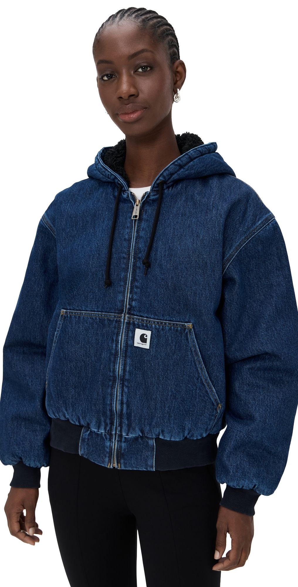Carhartt WIP OG Active Jacket Blue (Stone Washed) S