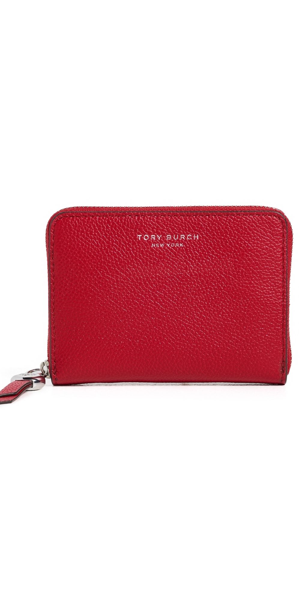 Tory Burch Romy Medium Zip Around Wallet Tory Red One Size