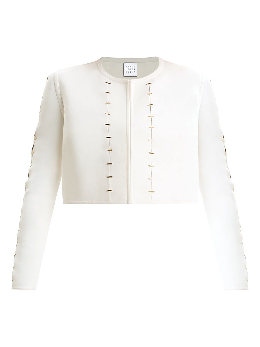 Women's Emilia Hardware Jacket - Alabaster - Size XL