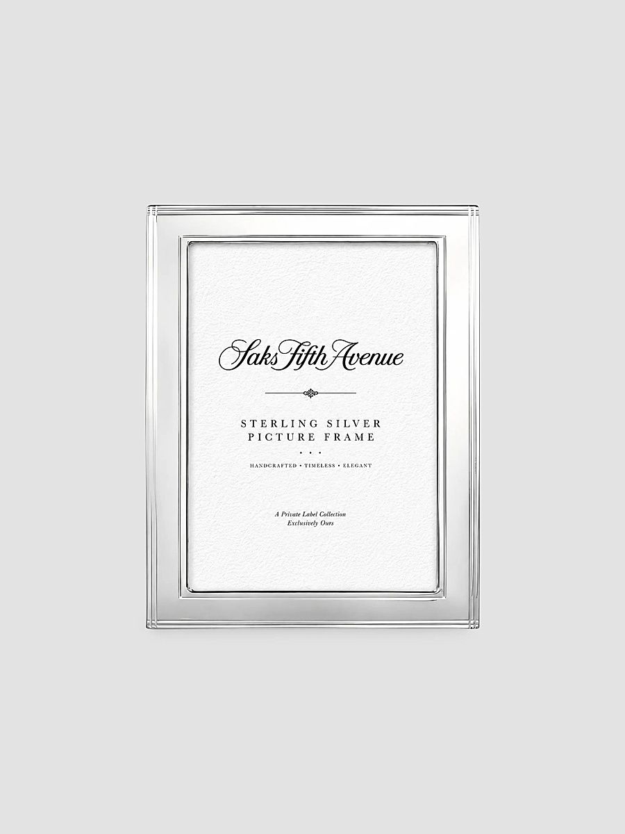Madison 4" x 6" Sterling Silver Frame - Silver