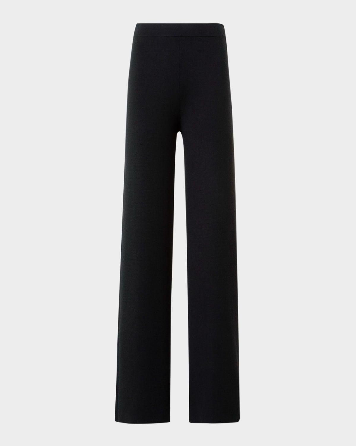 Cashmere Milano Knit Bootcut-Leg Pants
