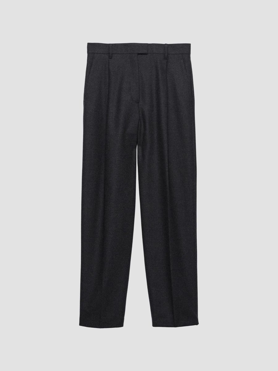 Prada Women's Wool Pants - Grey - Size 0