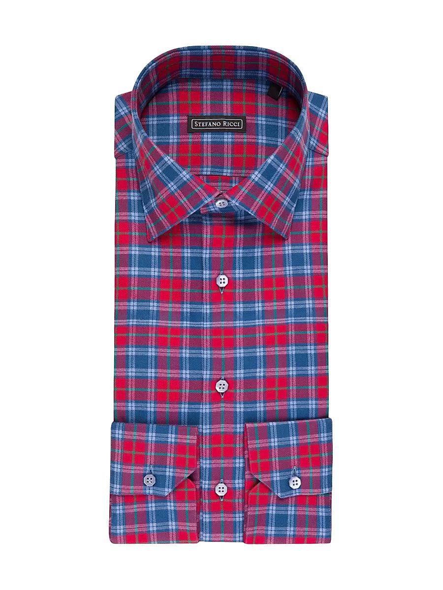 Men's Cotton Asti Shirt - Rouge - Size 16.5