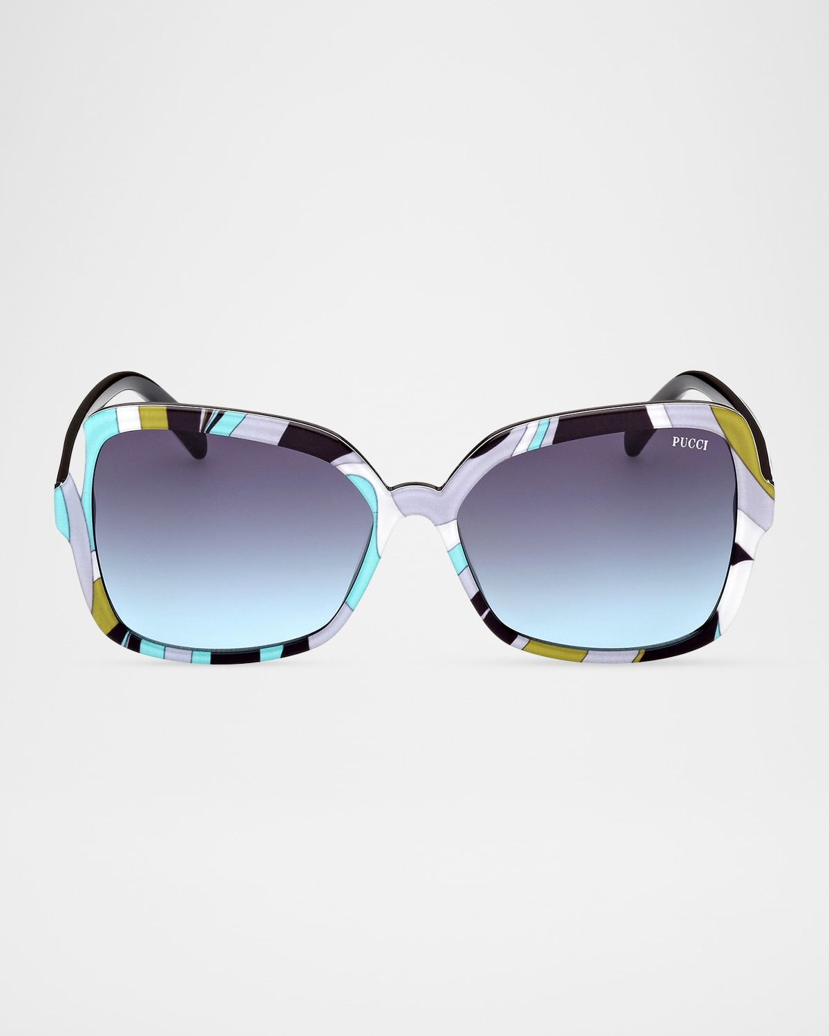 60mm Iride Plastic Butterfly Sunglasses