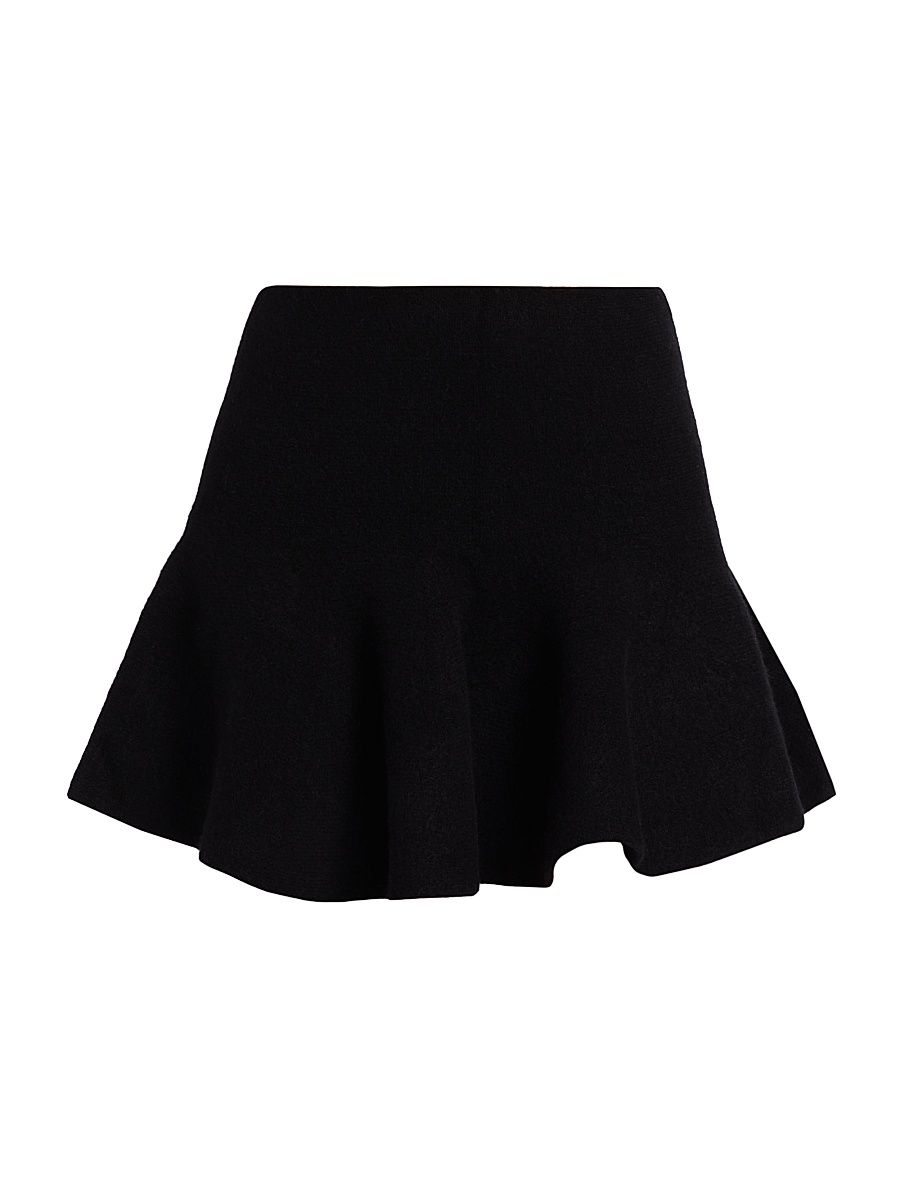 Women's Mapache Flare Miniskirt - Black - Size XL