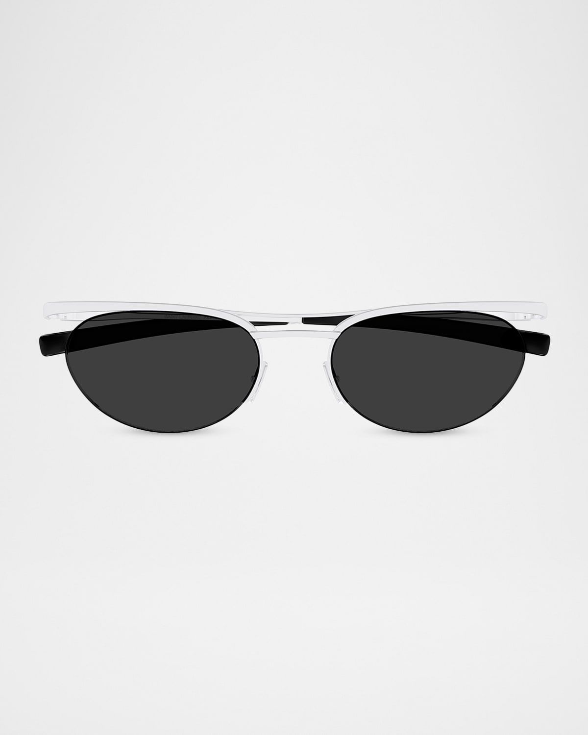 54mm Metal Aviator Sunglasses