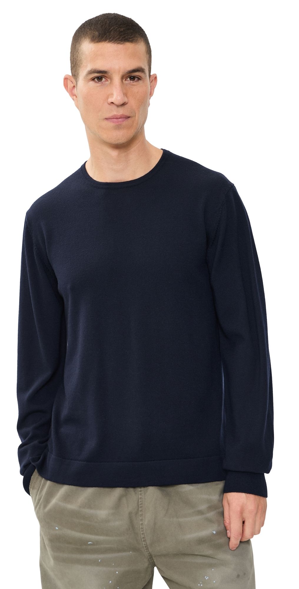 Officine Generale Nina Merino Wool Sweater Navy S