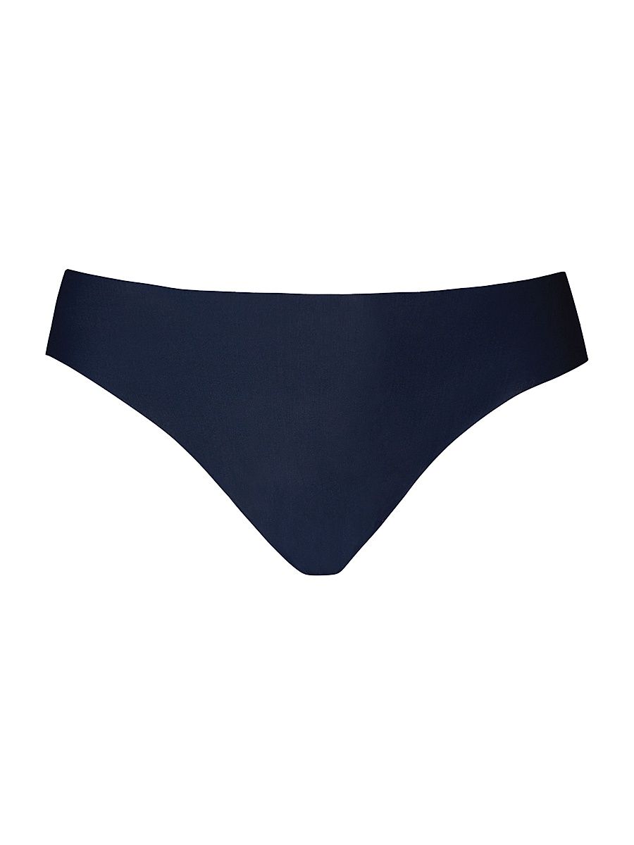 Women's Butter Thong Panty - Navy - Size Large
