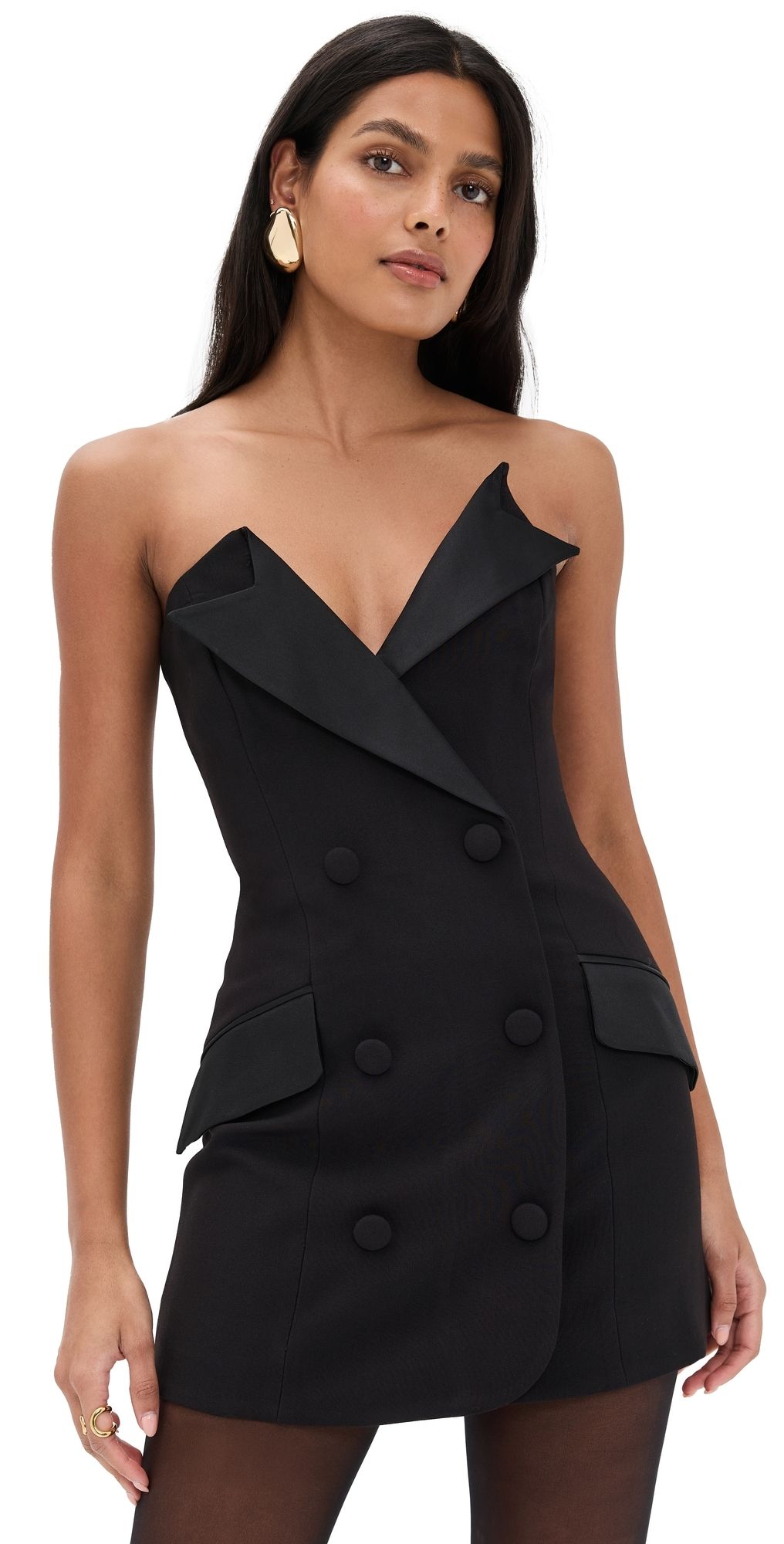 BARDOT Arvess Strapless Mini Dress Black 4