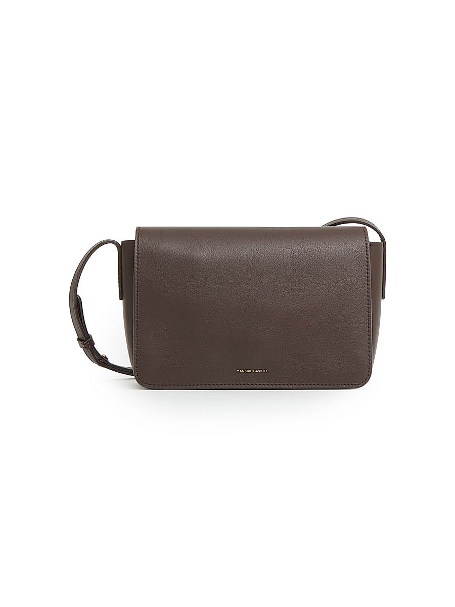 Women's Clio Leather Shoulder Bag - Chocolate