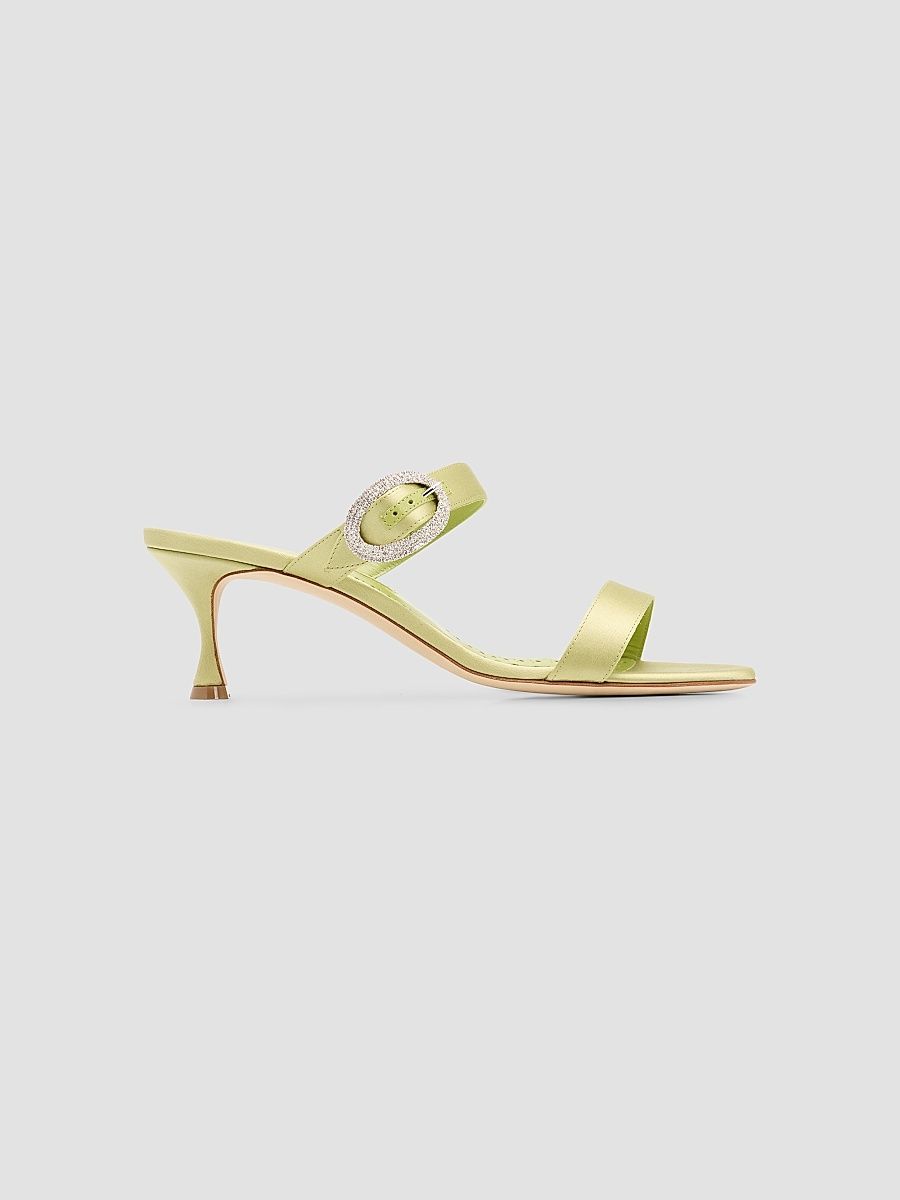 Women's Zutosanmu 50MM Sandals - Medium Green - Size 9