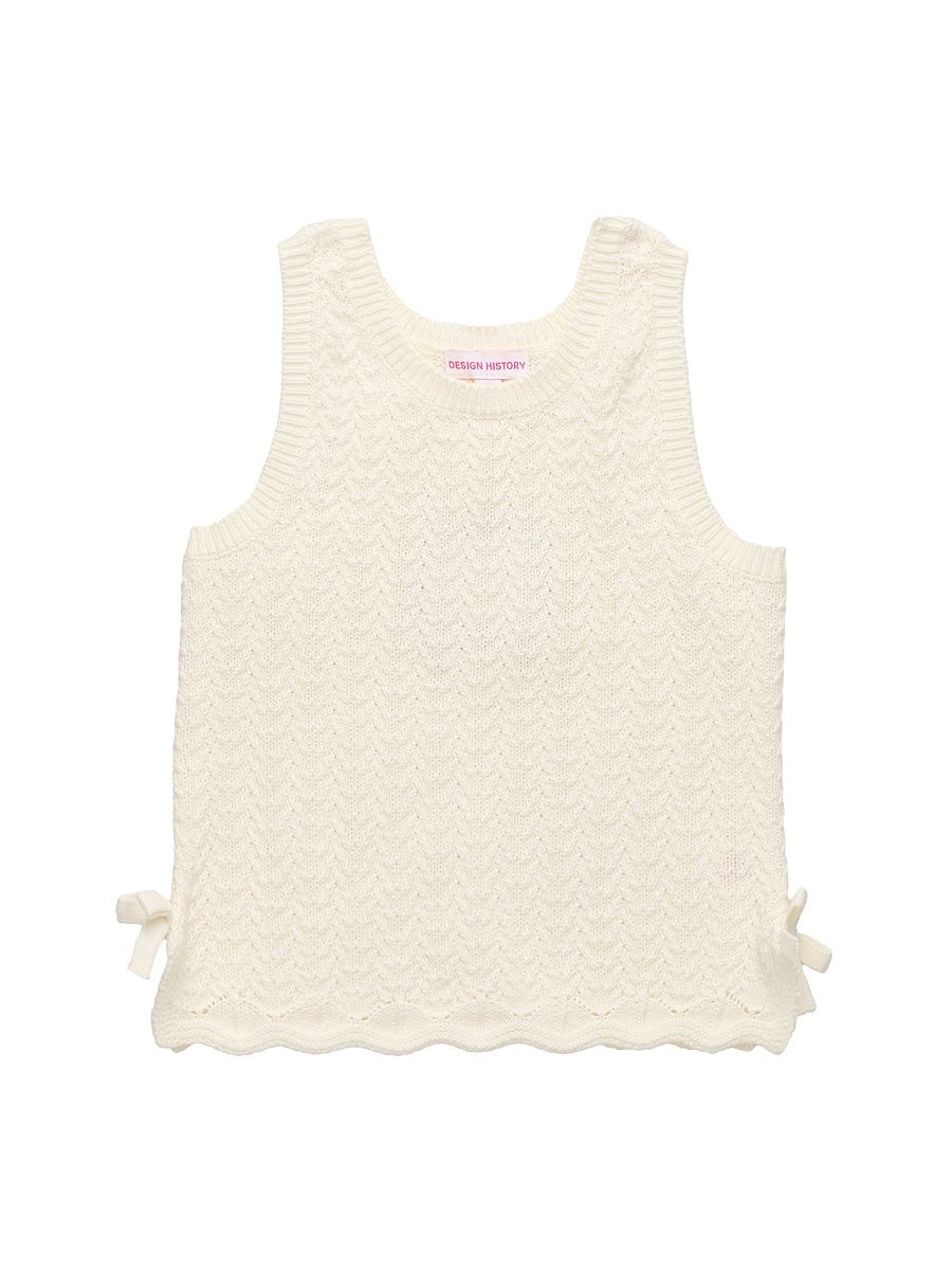 Little Girl's Crochet Tank Top & Pants Set - Vanilla - Size 6