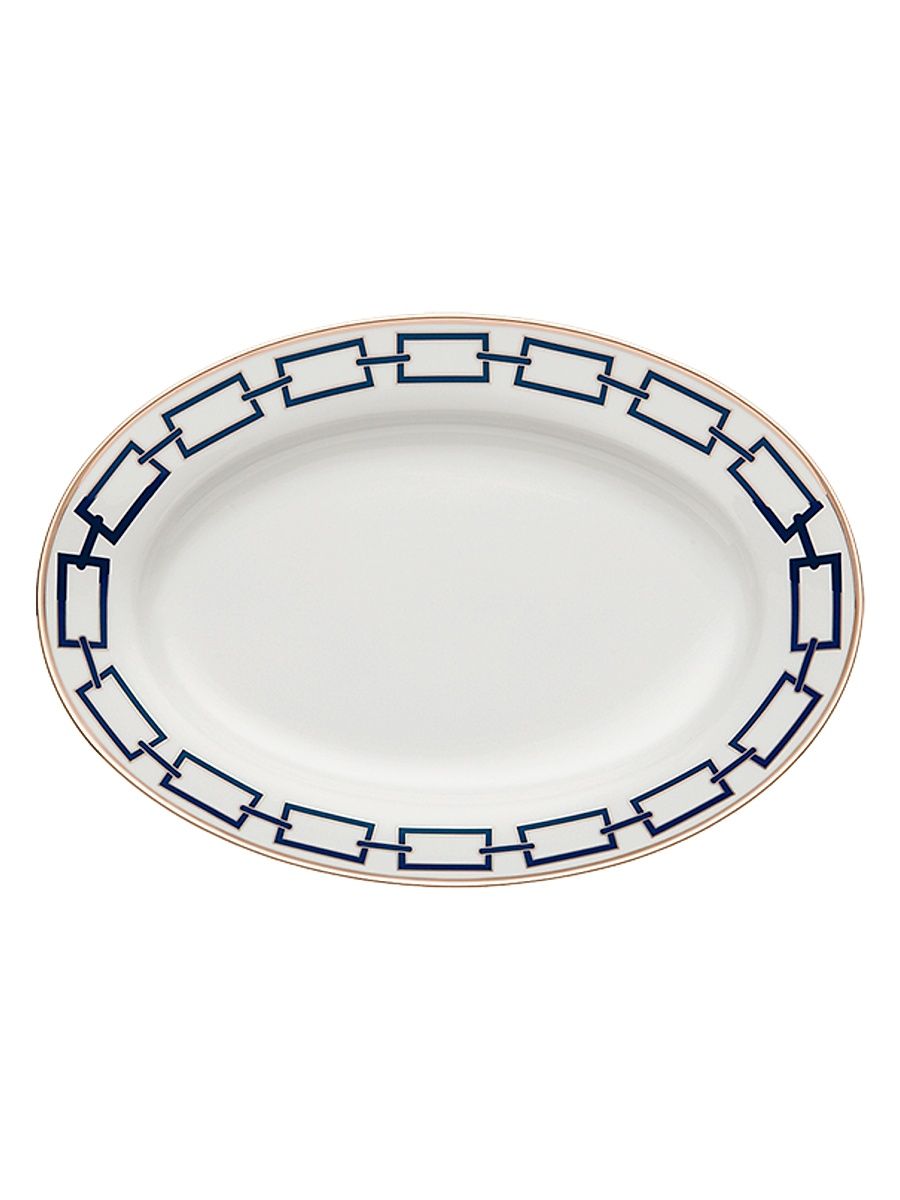 Catene Oval Platter - Blue