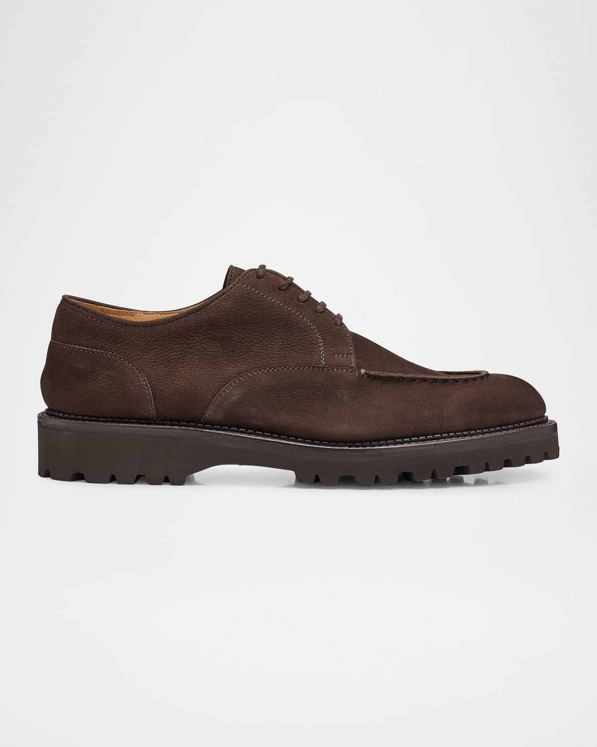 Men & apos;s Land Nubuck Derby Shoes