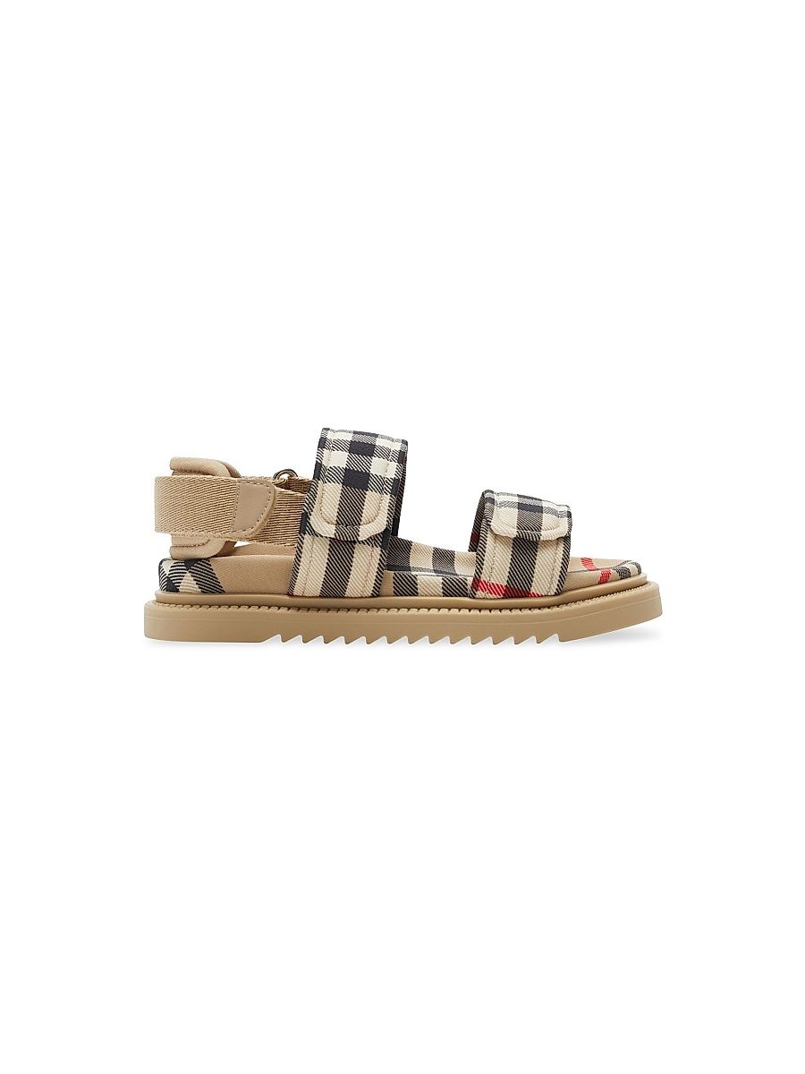 Little Kid's Check Sandals - Archive Beige Check - Size 13 (Child)