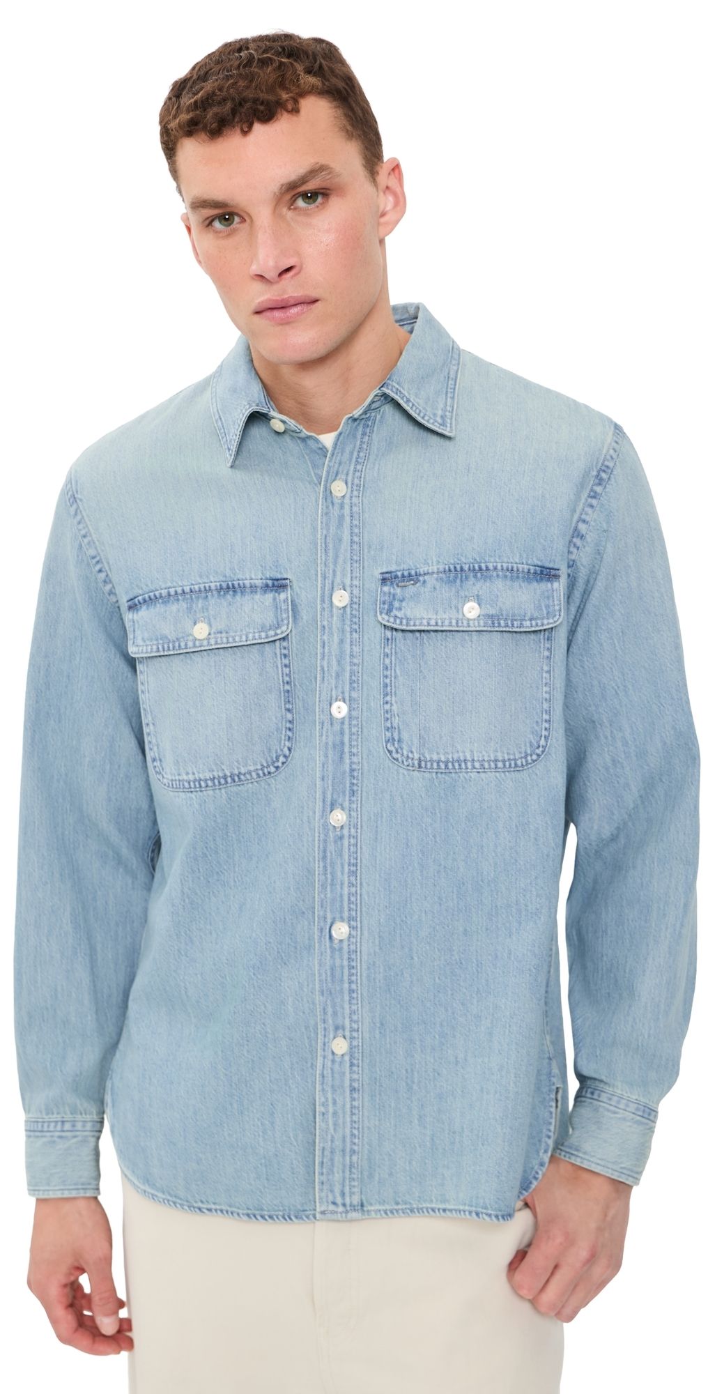 Madewell Denim Button Down Shirt Hankins XL