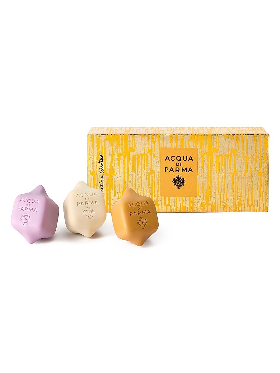 Blu Mediterraneo Mini Fruttini 3-Piece Citrus Soap Gift Box