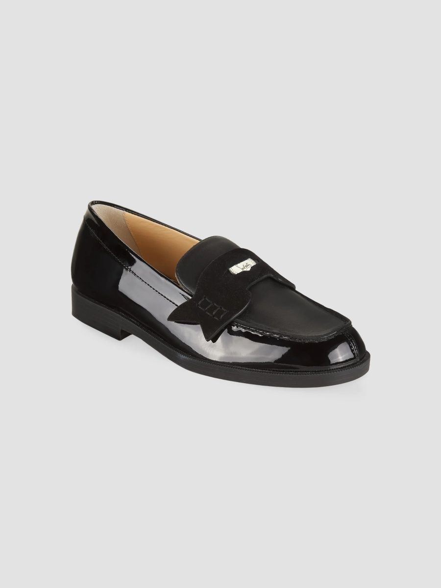 Christian Louboutin Unisex Unisex Mini Penny Dress Shoes - Black - Size 1.5 (Child)