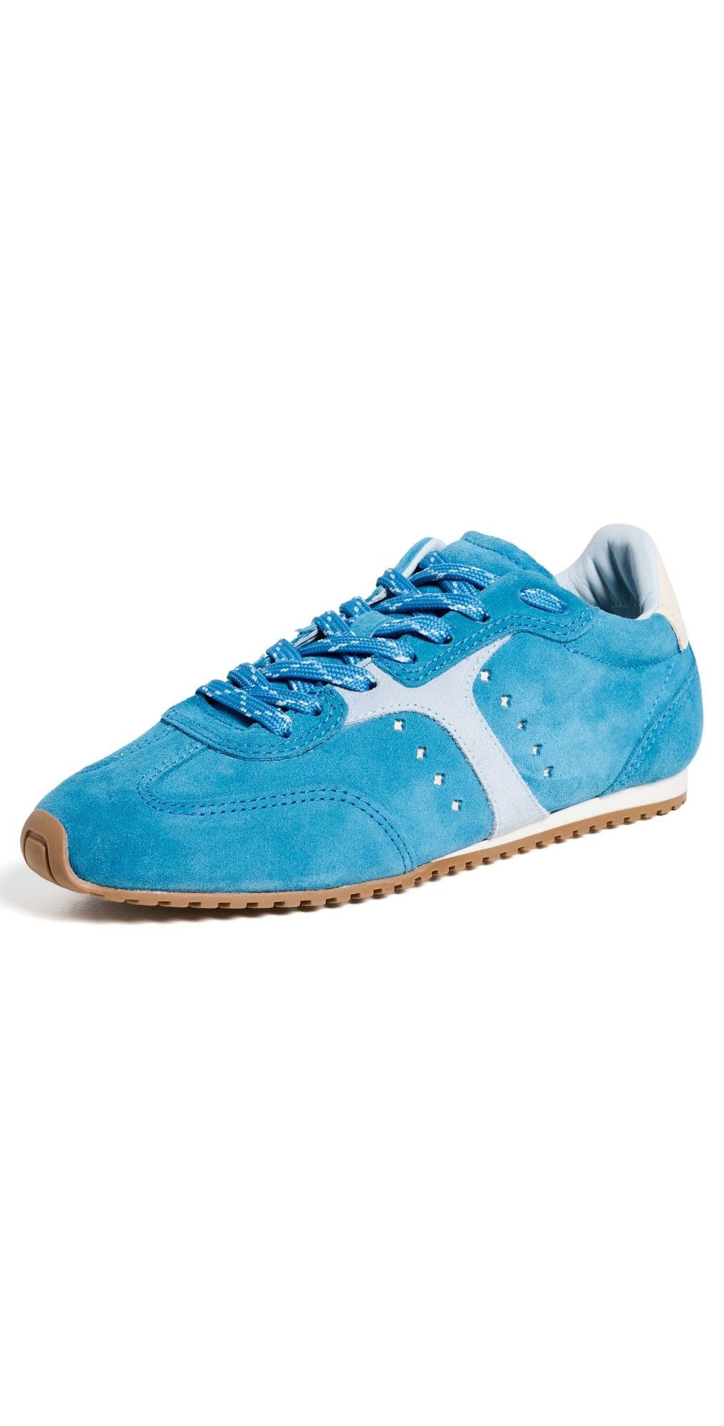 Larroudé Stella Sneakers Azure Suede 6