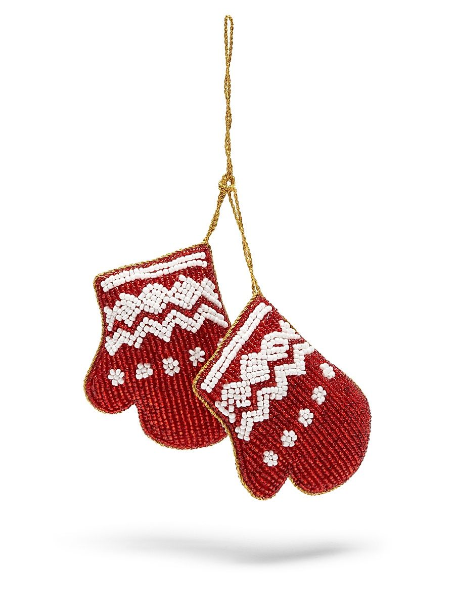 Beaded Mitten Ornament