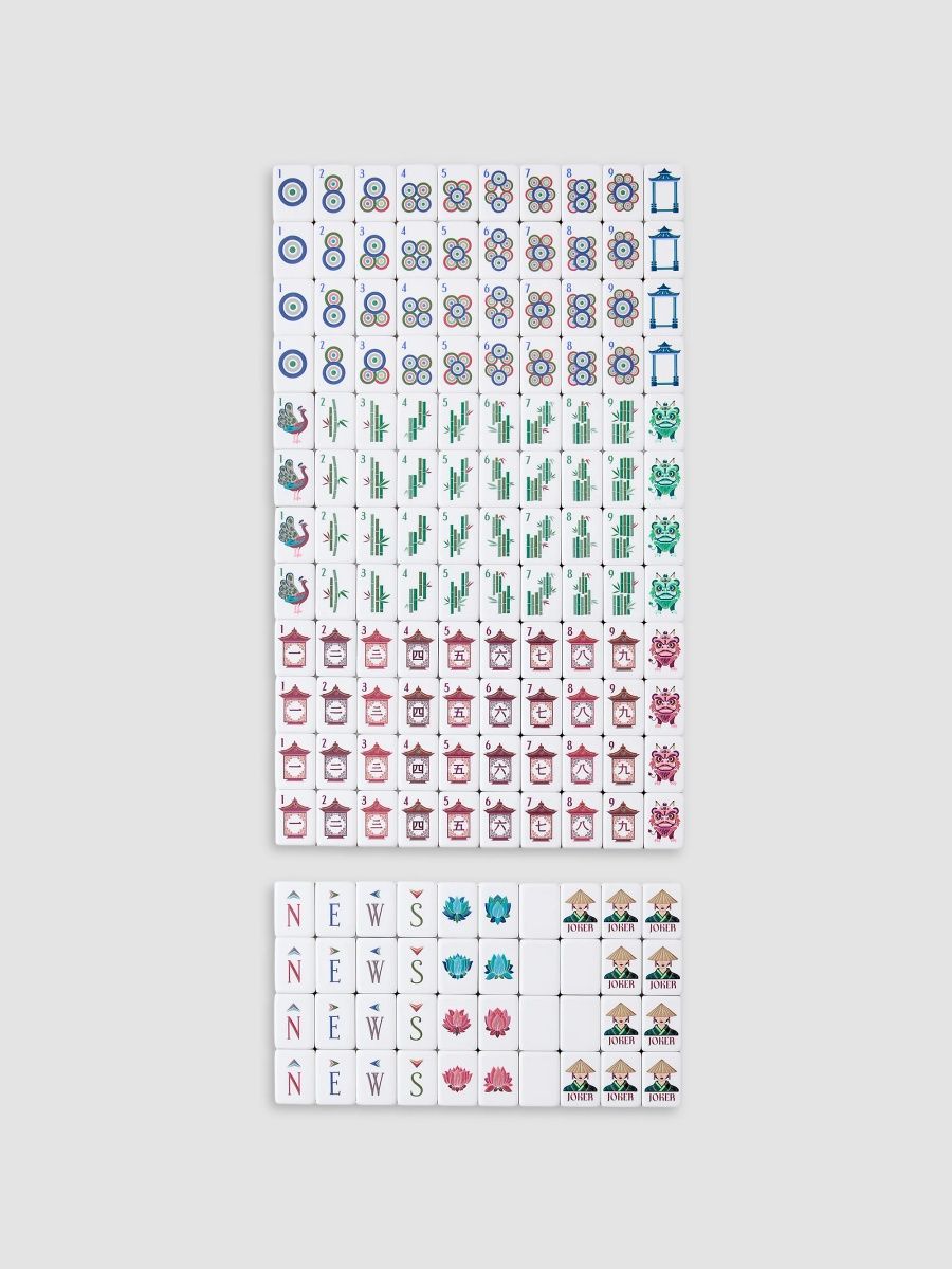 Drake Mahjong Tiles - Green