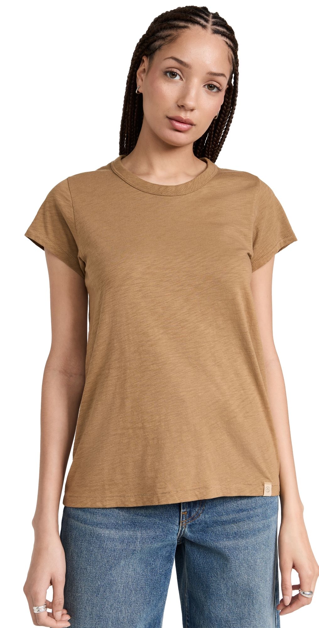rag & bone The Slub Tee Khaki L