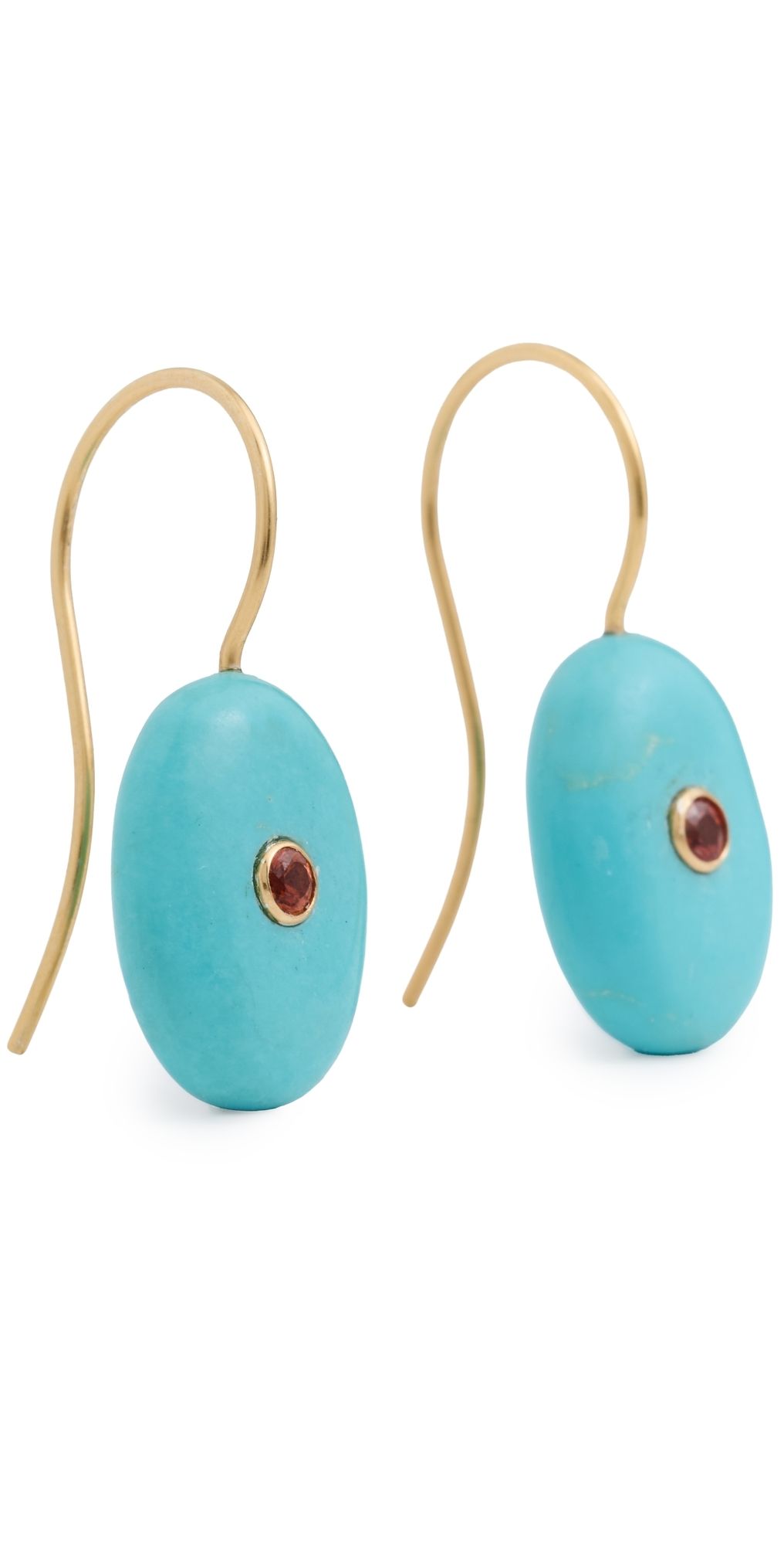 Chan Luu Turquoise Drop Earrings Turquoise One Size