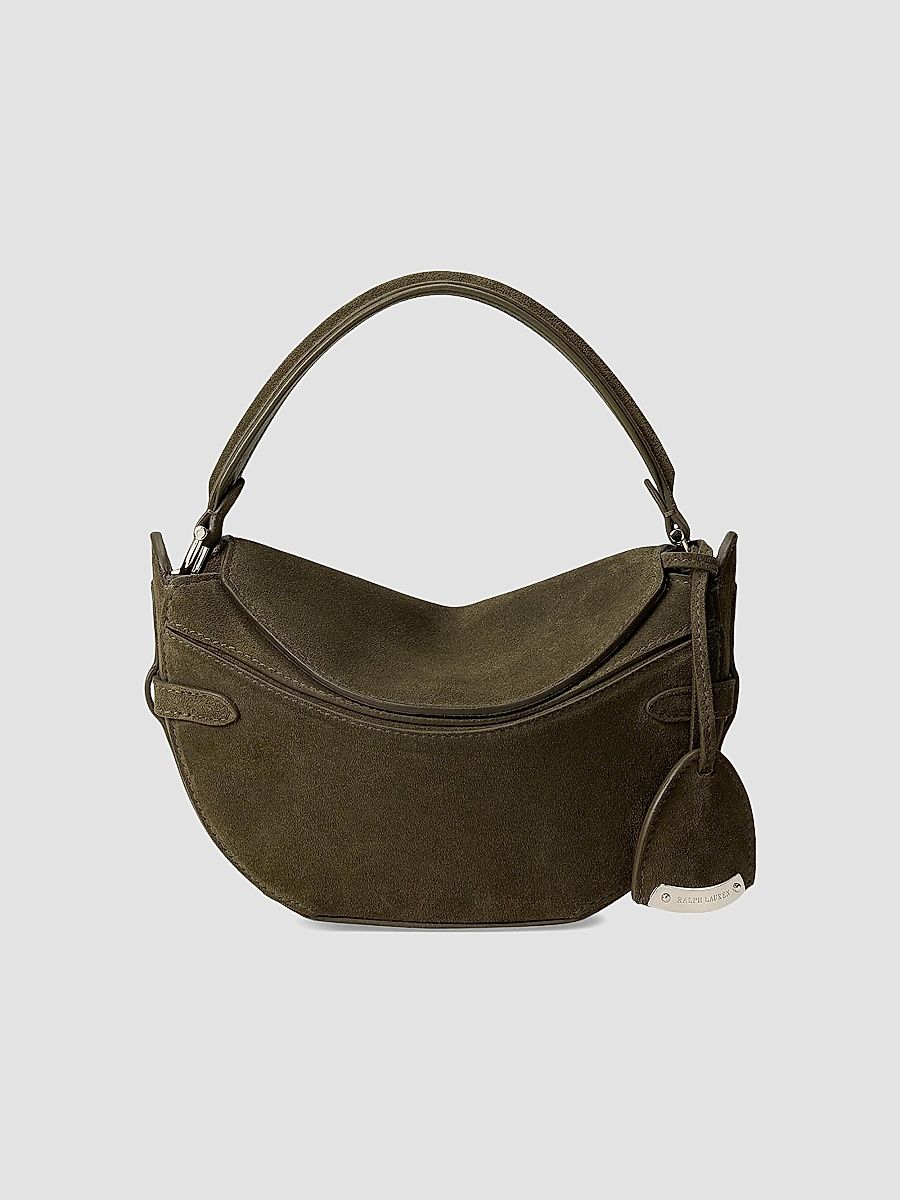 Ralph Lauren Collection Women's Mini Suede Crossbody Bag - Cypress