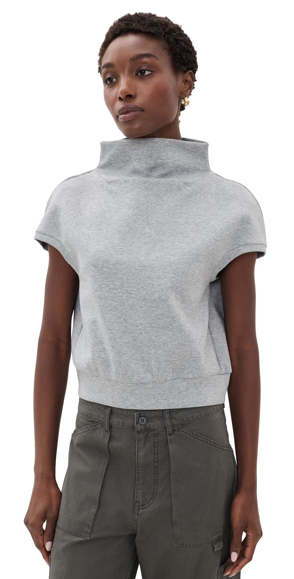 The Garment Glam Tee Grey Melange 4