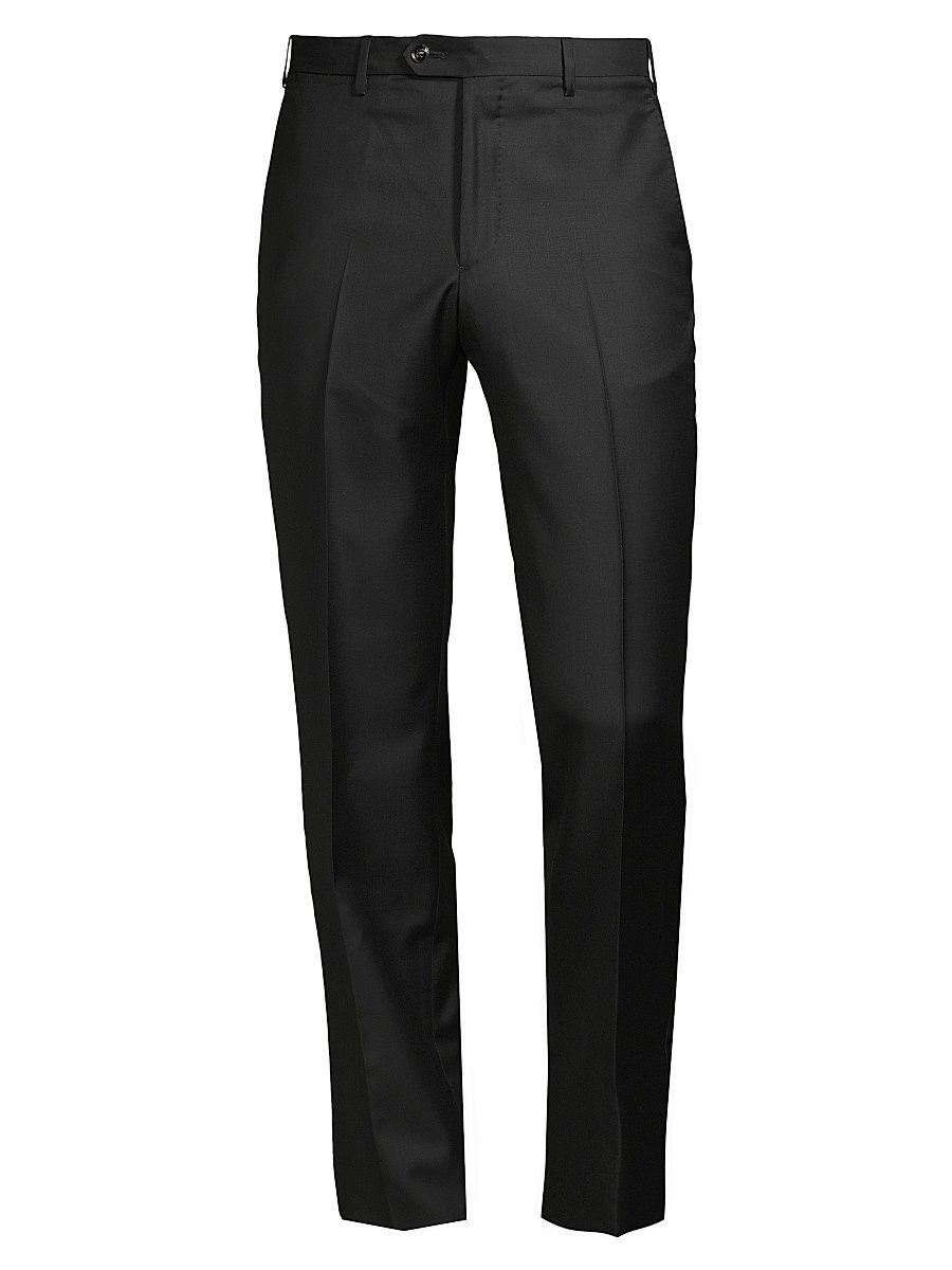 Giorgio Armani Men's GA Wool Trousers - Black - Size 40