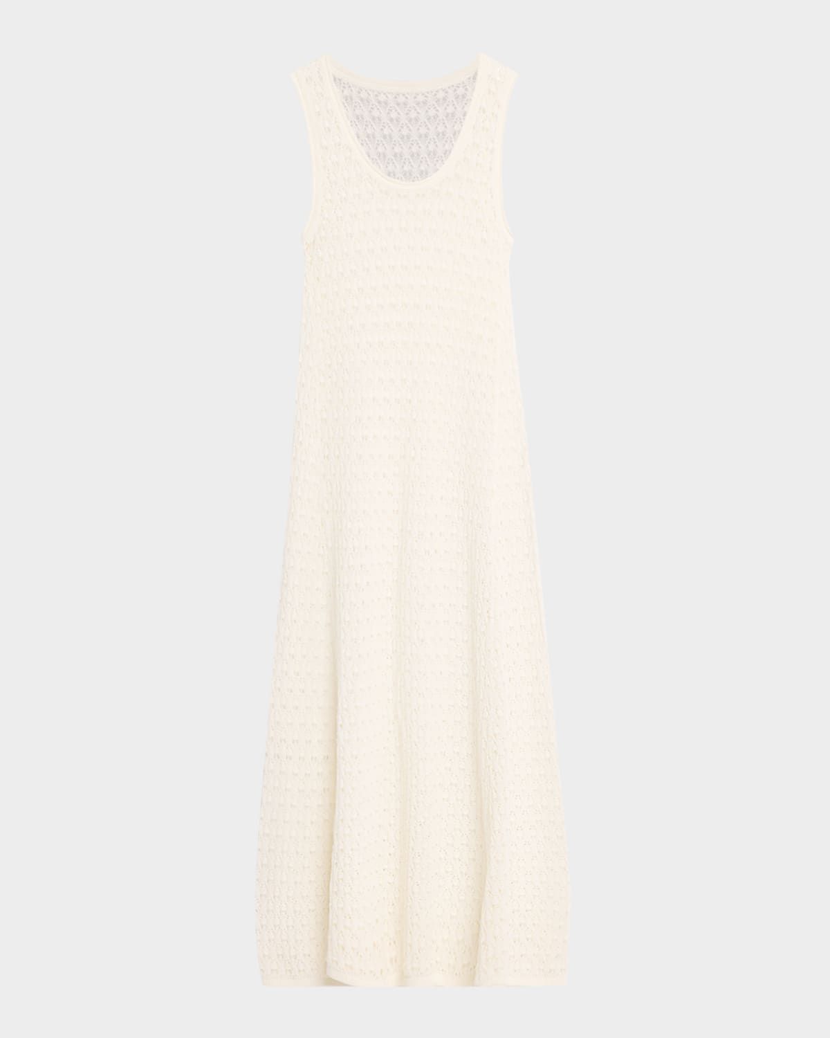 Lace Knit Midi Tank Dress