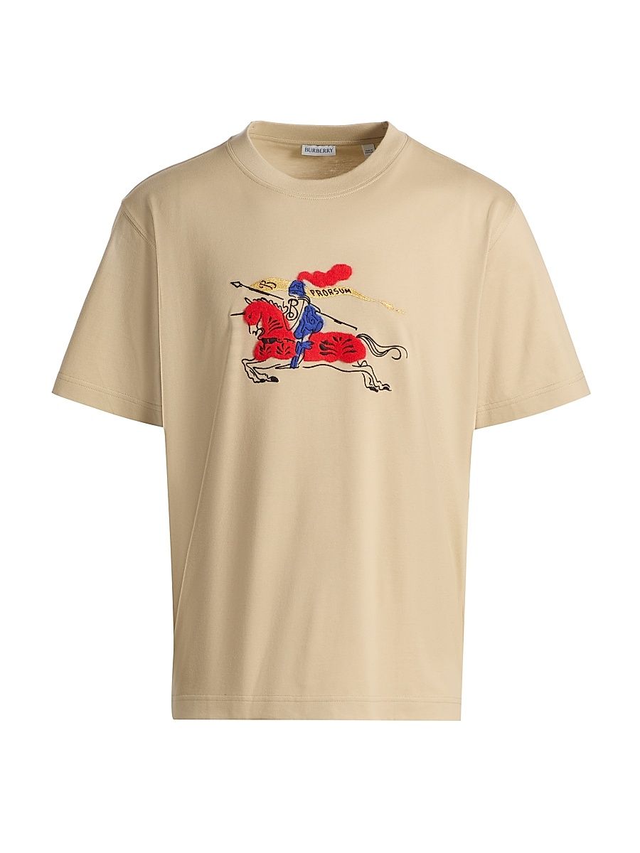 Men's Ryan LNY Graphic Cotton T-Shirt - Limestone Beige - Size XXL