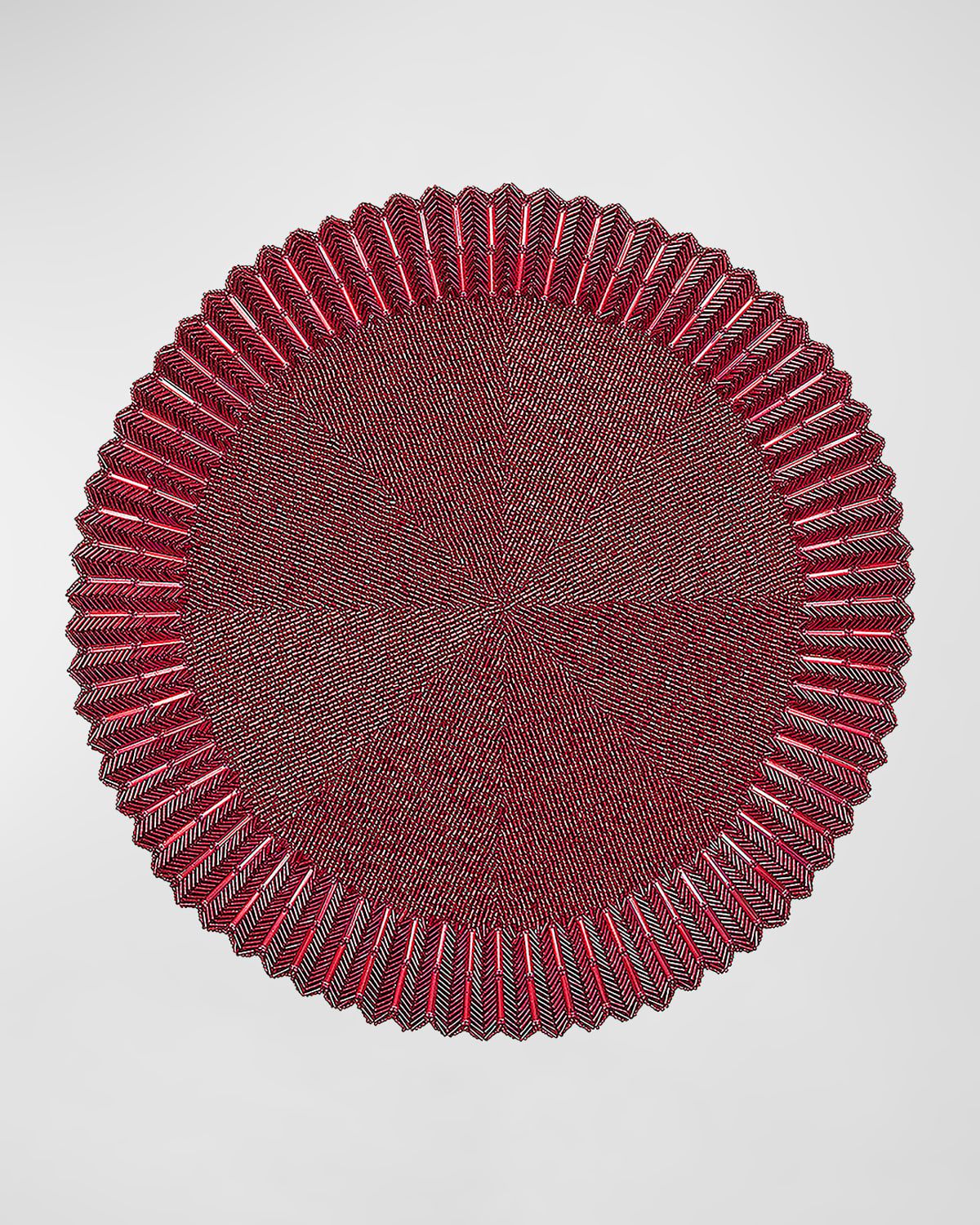 Etoile Red Placemats, Set of 2