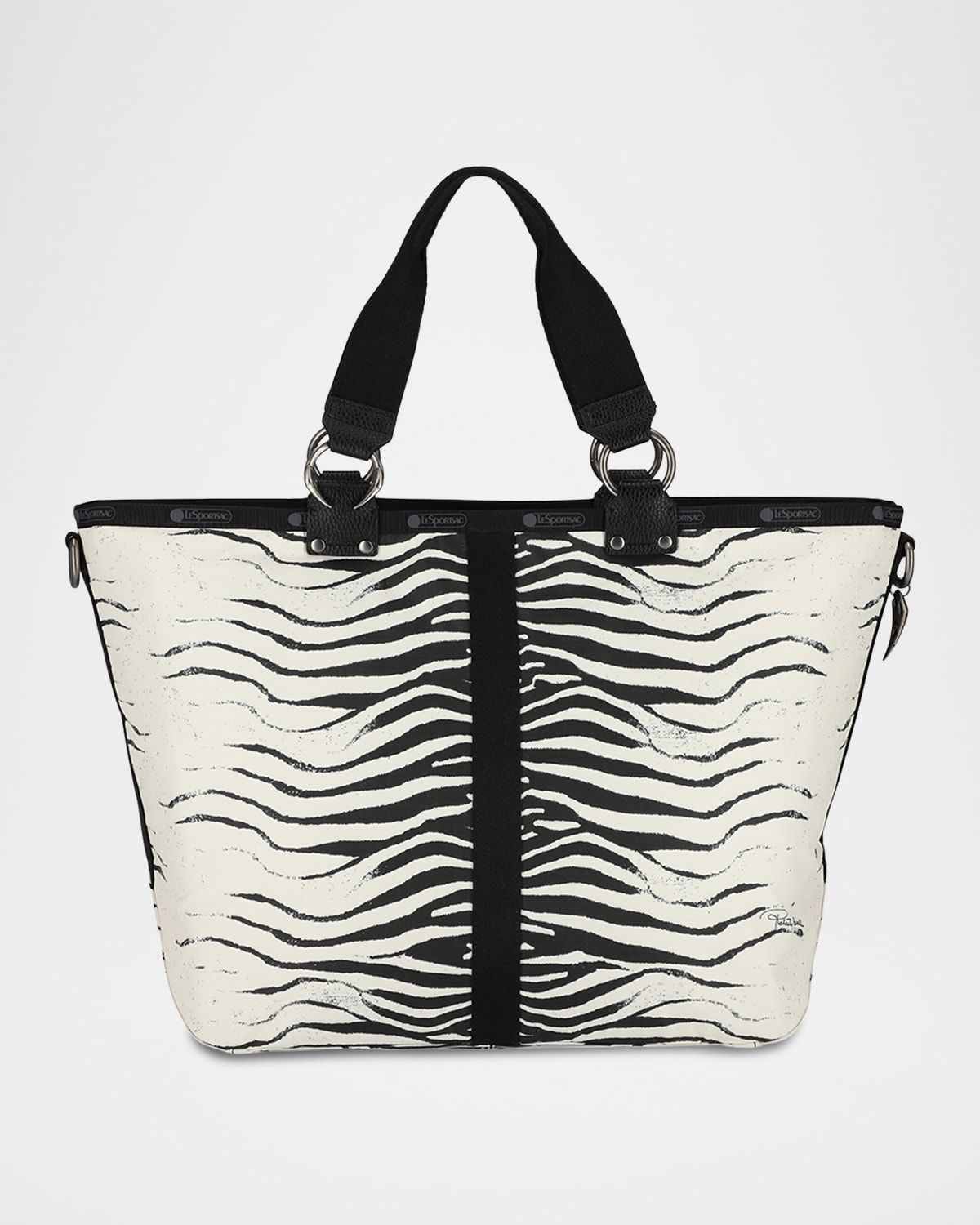 x Roberto Cavalli Roma Zebra-Print Tote Bag